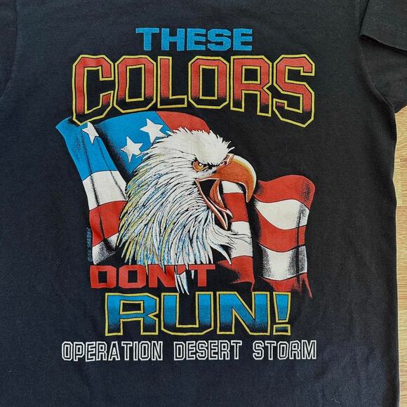 RARE 90s Operation Desert Storm Tee - Size Large - Picture 2 of 4